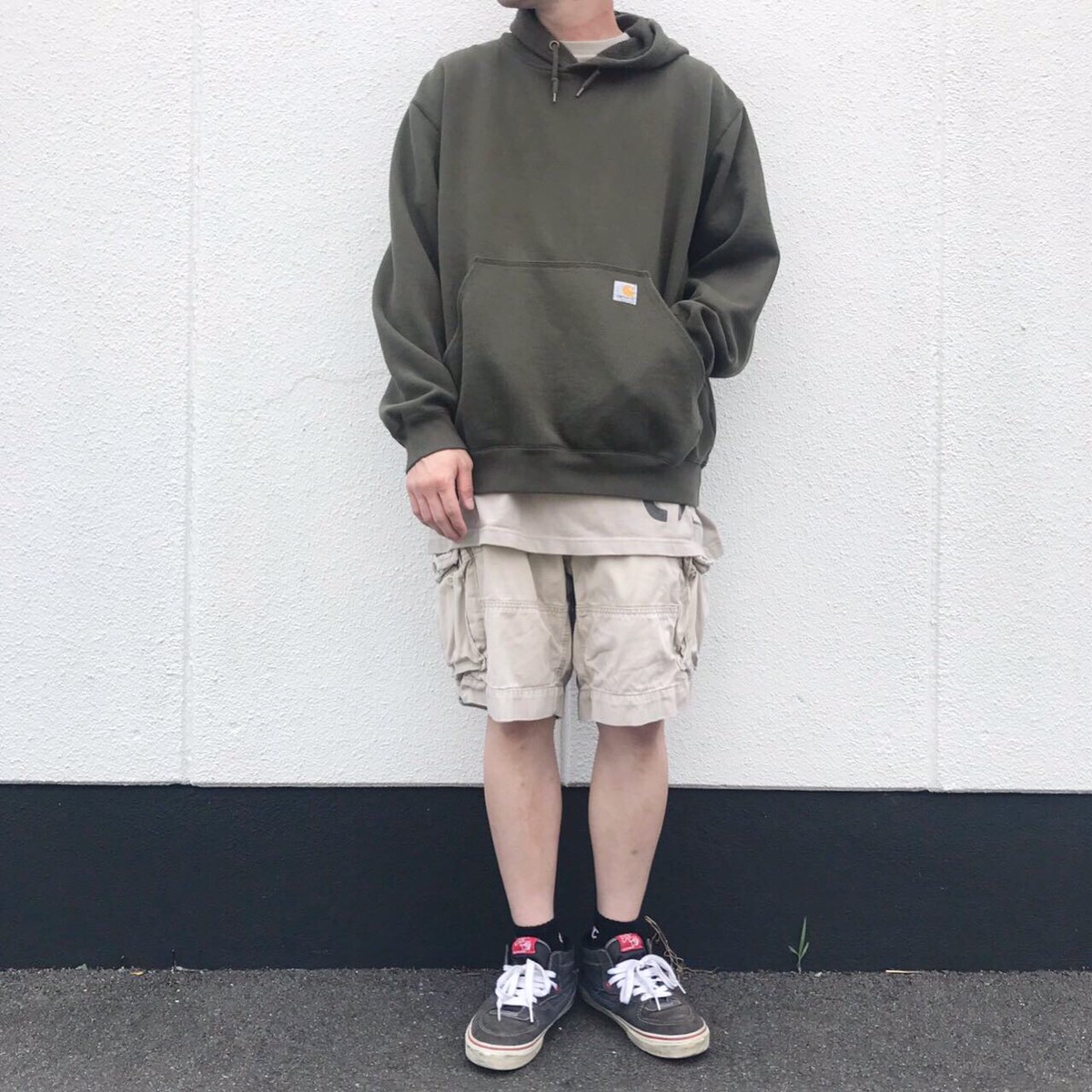 Carhartt アノラックパーカー カモフラ 迷彩 M Pullover マウンテン