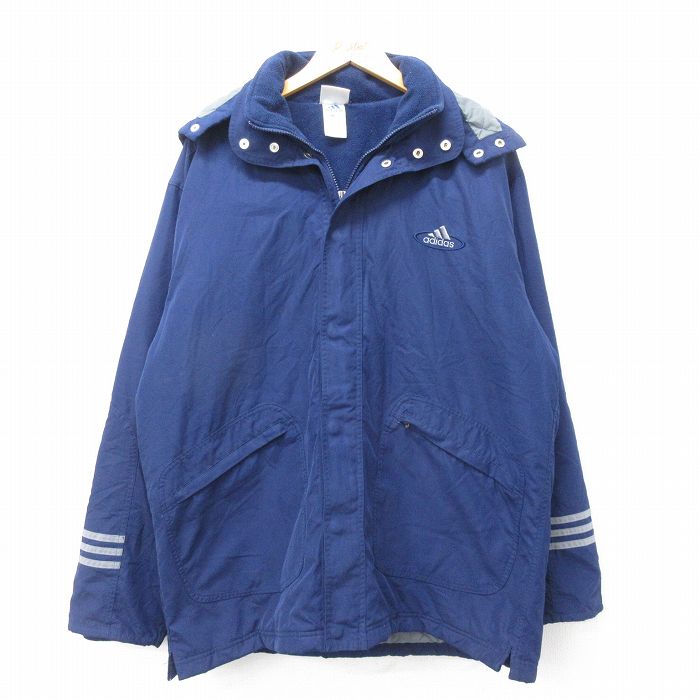 古着通販 XL☆古着 アディダス adidas 長袖 ジャケット パーカー