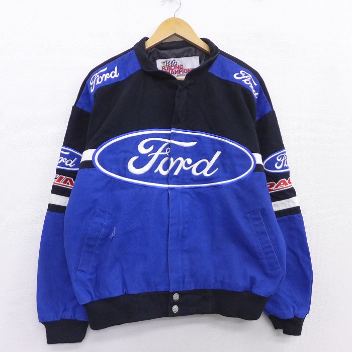 古着通販 XL☆古着 長袖 レーシング ジャケット フォード Ford NASCAR