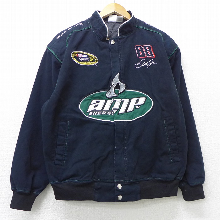 古着通販 L☆古着 長袖 レーシング ジャケット amp NASCAR デイル