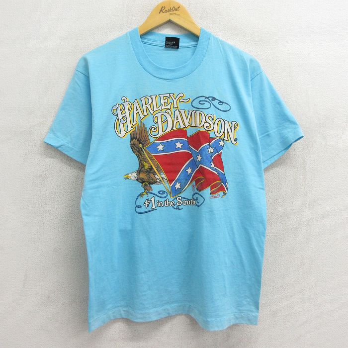 80s　USA製　ハーレーダビッドソン　ビンテージ　Tシャツ　カリフォルニア　黒