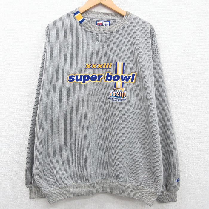 古着通販 XL☆古着 長袖 スウェット メンズ 90年代 90s NFL 刺繍