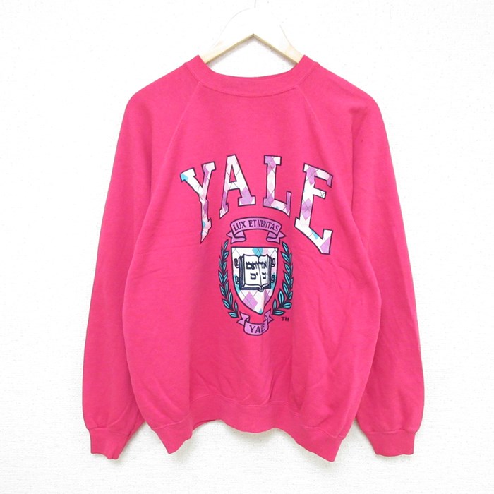 ビンテージ スウェット 80s Yale カレッジロゴ XL トレーナー USA