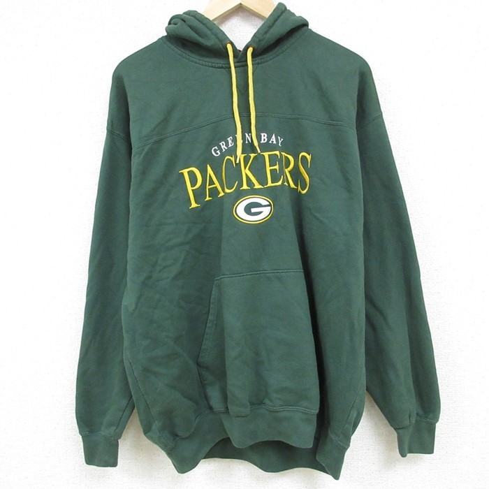 STARTER Mens Green Bay Packers Sweatshirt Green Large メンズ