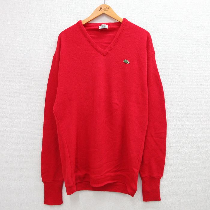 古着通販 XL☆古着 ラコステ LACOSTE IZOD 長袖 ブランド セーター