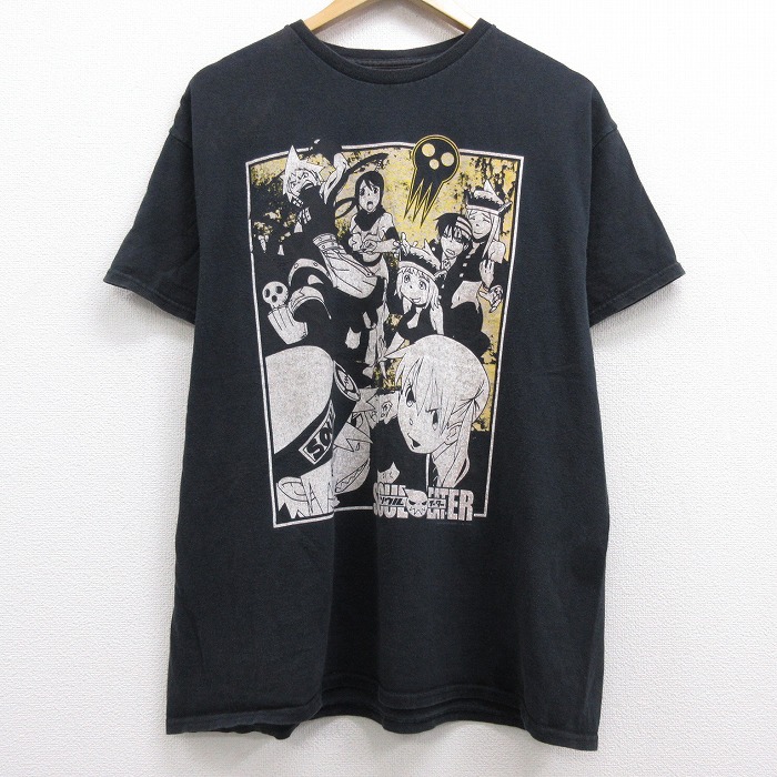 古着通販 XL☆古着 半袖 Tシャツ メンズ アニメ ソウルイーター マカ