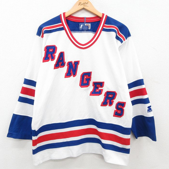 90s NHL ニューヨークレンジャーズ ホッケージャージ ユニフォーム XL 