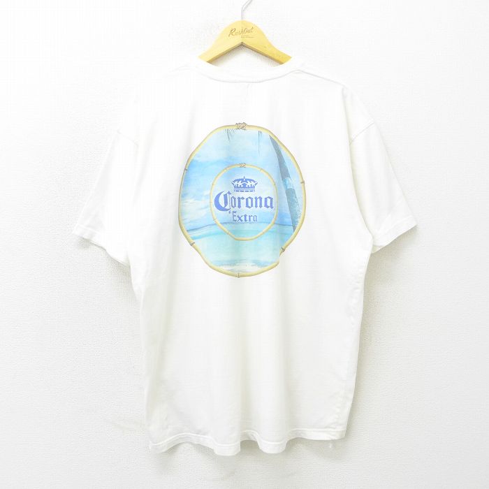 古着通販 XL☆古着 半袖 ビンテージ Tシャツ メンズ 00年代 00s コロナ