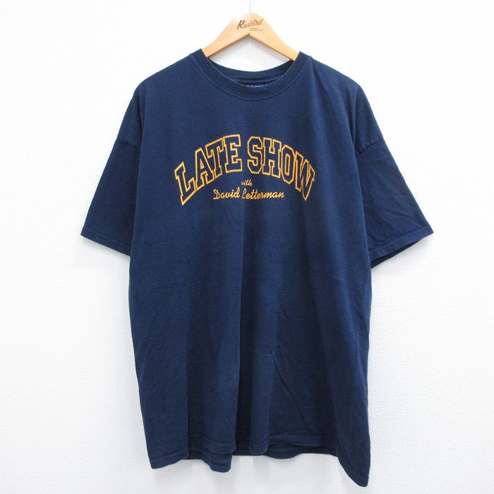 USA製】MLBヤンキース 00年チャンピオンビッグロゴ 黒 XL Tシャツ.-