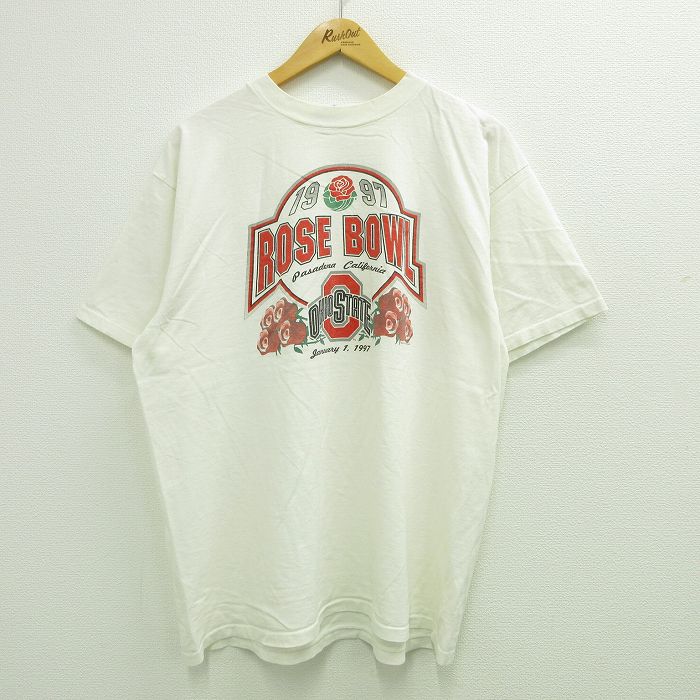 古着通販 XL☆古着 半袖 ビンテージ Tシャツ メンズ 90年代 90s