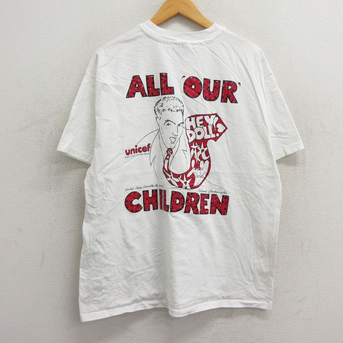 unicef ユニセフ tシャツ 90s USA製 - Tシャツ/カットソー(半袖/袖なし)