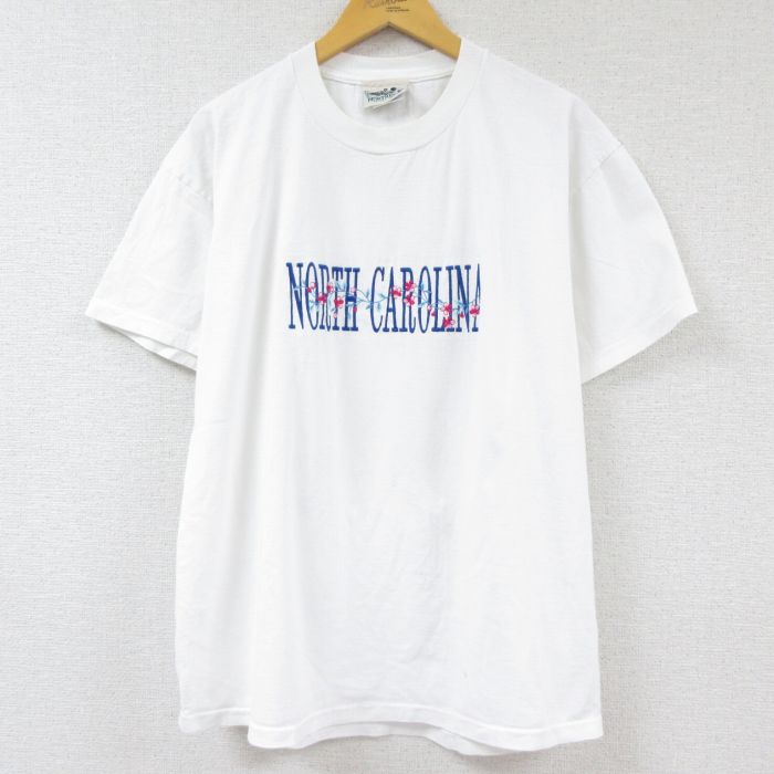 90s-00s Tea Cake Kids 刺繍 半袖Tシャツ XL ホワイト